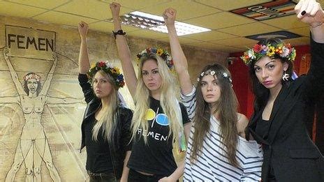 nude in ukraine|Ukraine's Femen: Topless protests 'help feminist cause' .